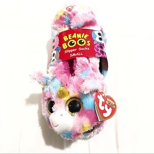TY Inc Shoes - Ty Beanie Boos Fantasia Unicorn Slipper Socks TY Inc Shoes - Ty Beanie Boos Fantasia Unicorn Slipper Socks
